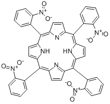 5,10,15,20-TETRA(2-NITROPHENYL)PORPHYRIN Struktur