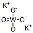Potassium tungstate Struktur