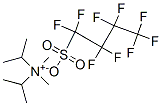 Diisopropyldimethyl-ammonium-perfluorbutansulfonat Struktur