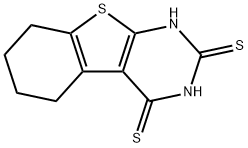 5,6,7,8-四氫[1]苯并噻吩并[2,3-D]嘧啶-2,4(1H,3H)-二硫酮, 37471-07-1, 結(jié)構(gòu)式