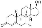 17β-ヒドロキシ-7α-メチルエストラ-4-エン-3-オン 化學(xué)構(gòu)造式
