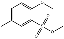 Methyl-2-metoxy-5-methylsulphonylbenzoate Struktur