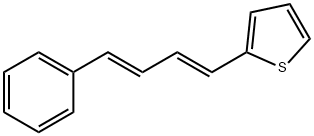 (1E,3E)-1-(2-Thienyl)-4-phenyl-1,3-butadiene Struktur