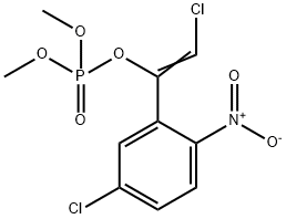 2-Chloro-1-(5-chloro-2-nitrophenyl)ethenyl dimethyl phosphate Struktur