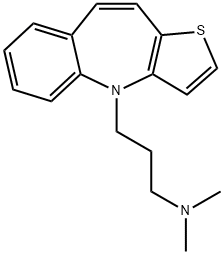 Tienopramine Structure