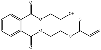 2-acryloyloxyethyl 2-hydroxyethyl phthalate Struktur