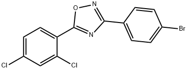 3-(4-BROMOPHENYL)-5-(2,4-DICHLOROPHENYL)-1,2,4-OXADIAZOLE price.