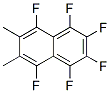1,2,3,4,5,8-Hexafluoro-6,7-dimethylnaphthalene Struktur