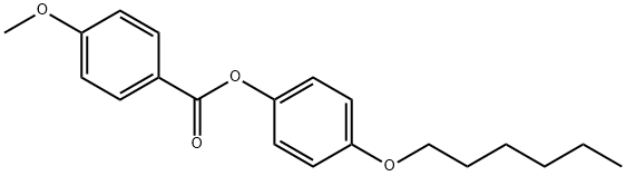 4-HEXYLOXYPHENYL 4-METHYLOXYBENZOATE Struktur