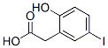 (2-HYDROXY-5-IODOPHENYL)ACETIC ACID Struktur