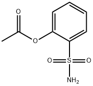 2-(Acetyloxy)benzoylsulfamide Struktur