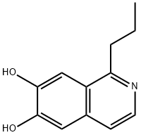 6,7-Isoquinolinediol, 1-propyl- (9CI) Struktur