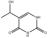 5-(1-hydroxyethyl)uracil Struktur
