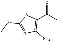 1-[4-氨基-2-(甲基磺胺)-1,3-噻唑-5-YL]乙酮 結(jié)構(gòu)式