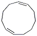 (1Z,6Z)-1,6-Cycloundecadiene Struktur