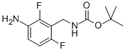 TERT-BUTYL 3-AMINO-2,6-DIFLUOROBENZYLCARBAMATE Struktur