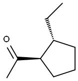 Ethanone, 1-[(1R,2R)-2-ethylcyclopentyl]- (9CI) Struktur