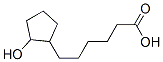 6-(2-hydroxycyclopentyl)hexanoic acid Struktur