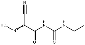2-Cyano-N-[(ethylamino)carbonyl]-2-(hydroxyimino)acetamide Structure