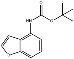TERT-BUTYL 1-BENZOFURAN-4-YLCARBAMATE Structure