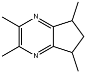 5H-Cyclopentapyrazine,6,7-dihydro-2,3,5,7-tetramethyl-(9CI) Struktur