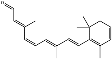 11-cis-3,4-Didehydro Retinal Struktur