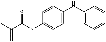 N-(4-ANILINOPHENYL)-METHACRYLAMIDE Struktur