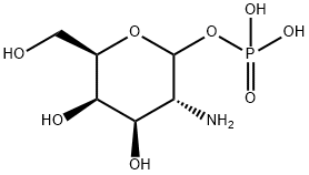 D-Galactosamine-1-phosphate Struktur