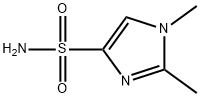 1H-Imidazole-4-sulfonamide,1,2-dimethyl-(9CI) Structure