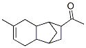 2-Acetyl-7-methyl-1,2,3,4,4a,5,8,8a-octahydro-1,4-methanonaphthalene Struktur
