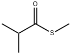S-Methyl 2-methylpropanethioate Struktur