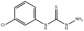4-(3-CHLOROPHENYL)-3-THIOSEMICARBAZIDE Struktur