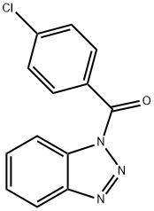 1-(4-氯苯甲酰)-1H-苯并三唑 結(jié)構(gòu)式