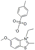3-ethyl-5-methoxy-2-methylbenzothiazolium p-toluenesulphonate Struktur