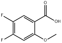 4,5-DIFLUORO-2-METHOXYBENZOIC ACID Struktur