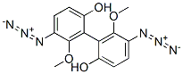 (3,3'-Dimethoxy-4,4'-diazido)bi-phenol Struktur