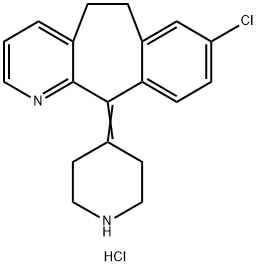 8-Chloro-6,11-dihydro-11-(1,2,3,6-tetrahydro-4-pyridinyl-5H-benzo[5,6]cyclohepta[1,2-b]pyridine Monohydrochloride Struktur