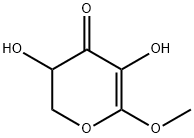 4H-Pyran-4-one, 2,3-dihydro-3,5-dihydroxy-6-methoxy- (9CI) Structure