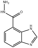1H-Benzimidazole-4-carboxylicacid,hydrazide(9CI) Struktur
