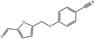4-[(5-FORMYL-2-FURYL)METHOXY]BENZONITRILE Struktur
