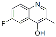 6-fluoro-3-methylquinolin-4-ol Struktur
