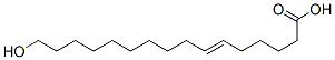 16-Hydroxy-6-hexadecenoic acid Structure
