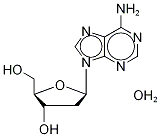 2'-Deoxyadenosine-1'-13C Monohydrate Struktur