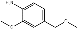 Benzenamine, 2-methoxy-4-(methoxymethyl)- (9CI) Struktur