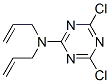 N,N-2-diallyl-4,6-dichloro-1,3,5-triazin-2-amine Struktur
