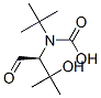 Carbamic acid, [(1S)-1-formyl-2-hydroxy-2-methylpropyl]-, 1,1-dimethylethyl Struktur