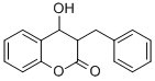 3,4-dihydro-4-hydroxy-3-(phenylmethyl)- 2H-1-Benzopyran-2-one Struktur