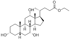 5BETA-CHOLANIC ACID-3ALPHA,7ALPHA,12ALPHA-TRIOL ETHYL ESTER Struktur