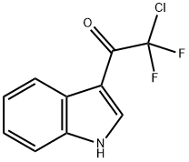 Ethanone, 2-chloro-2,2-difluoro-1-(1H-indol-3-yl)- (9CI) Struktur