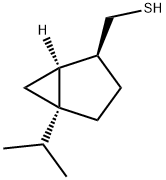 Bicyclo[3.1.0]hexane-2-methanethiol, 5-(1-methylethyl)-, (1S,2S,5S)- (9CI) Structure